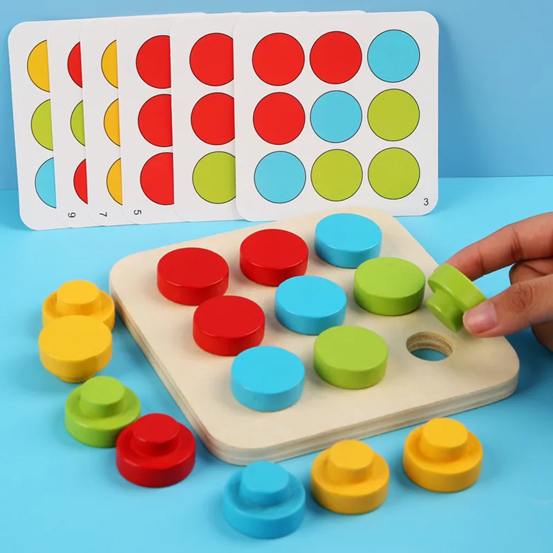 Montessori Wooden Toys Color Shape Matching Puzzle Game Colorful Beaded Color Cognition Early Educational Toys Gift For Children
Montessori Wooden Toys Color Shape Matching Puzzle Game Colorful Beaded Color Cognition Early Educational Toys Gift For Children