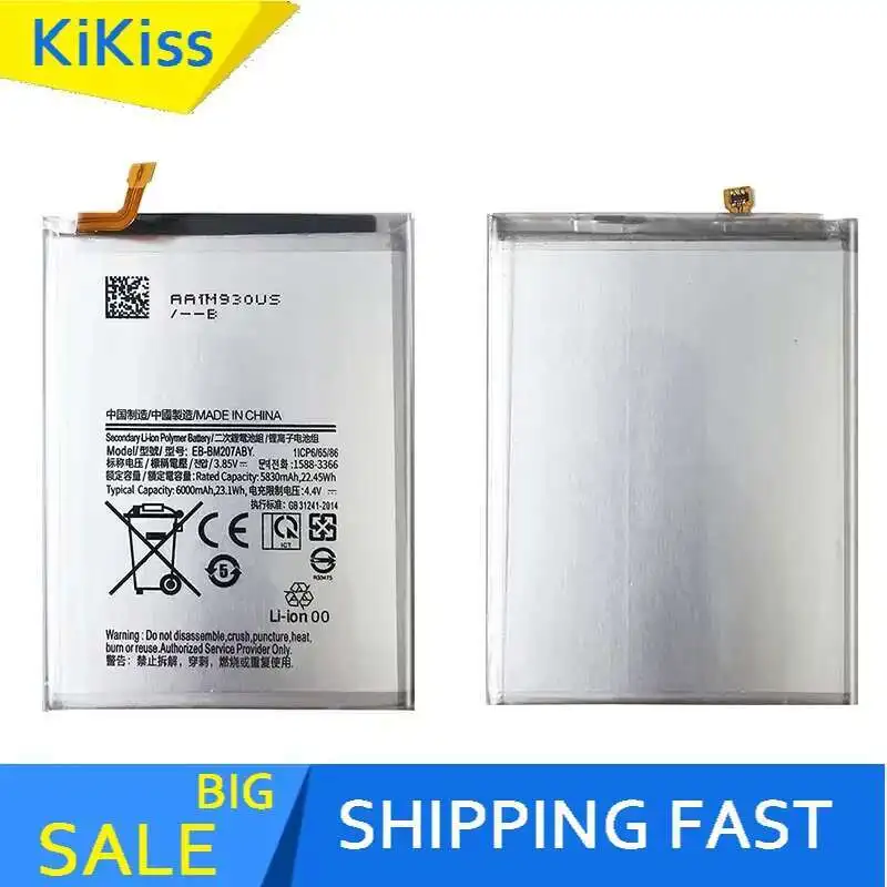 EB-BM207ABY 6000Mah Li-Ion Polymer Battery For SAMSUNG Galaxy M30s SM-M3070 M3070 M21 M31 M215 Bateria
EB-BM207ABY 6000Mah Li-Ion Polymer Battery For SAMSUNG Galaxy M30s SM-M3070 M3070 M21 M31 M215 Bateria