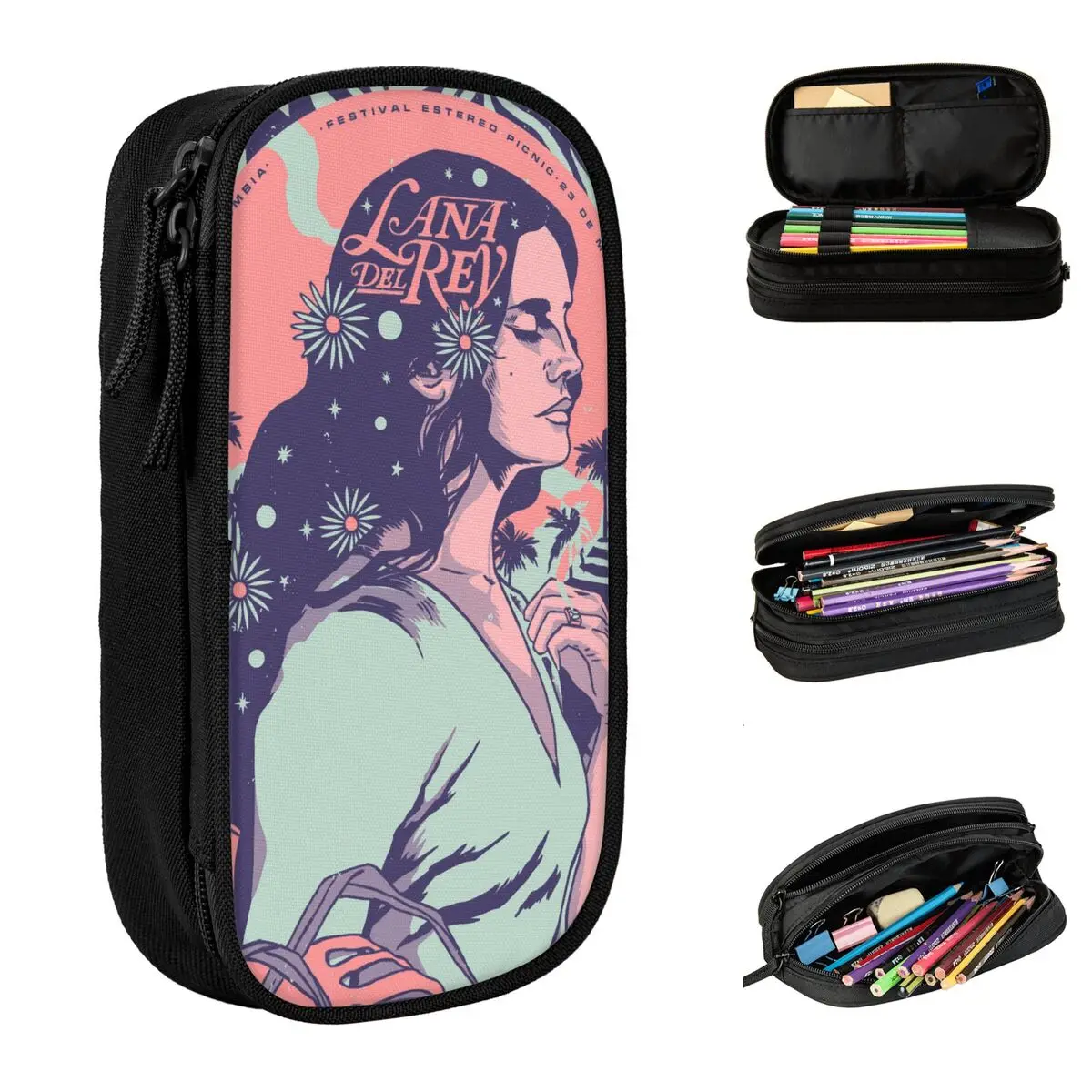Creative Lana Del Rey Pencil Cases Pencilcases Pen Holder for Girl Boy Big Capacity Bags School Supplies Zipper Stationery
Creative Lana Del Rey Pencil Cases Pencilcases Pen Holder for Girl Boy Big Capacity Bags School Supplies Zipper Stationery