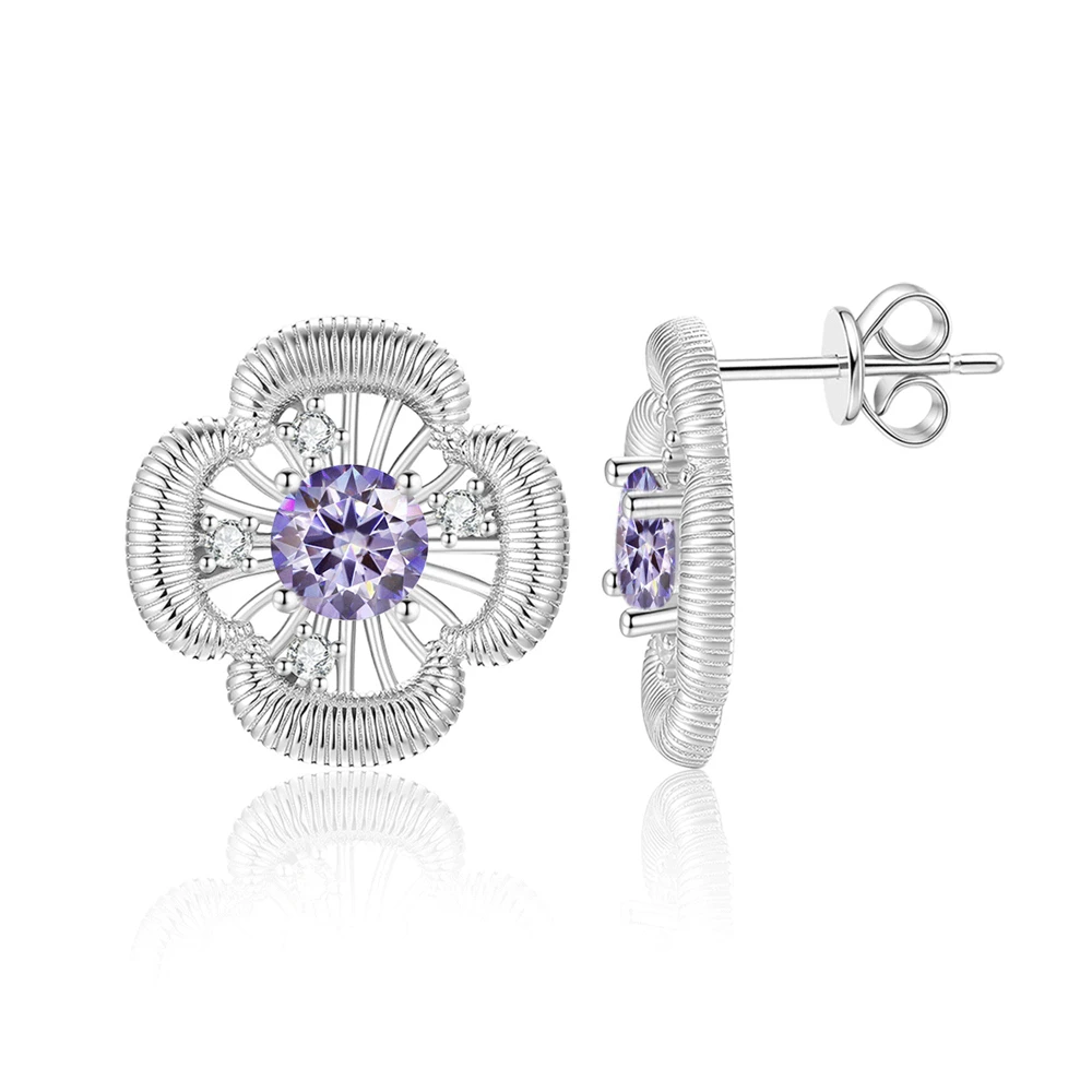 S925 Sterling Silver Plated with 18K Gold Earrings D Color 1CT Moissanite Ear Stud for Woman Mother's Day Party Jewelry Gift
S925 Sterling Silver Plated with 18K Gold Earrings D Color 1CT Moissanite Ear Stud for Woman Mother's Day Party Jewelry Gift