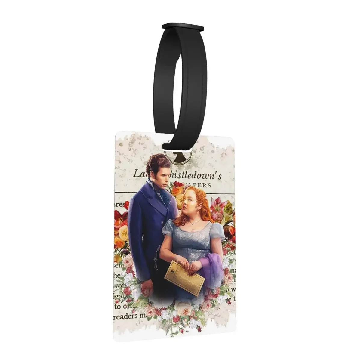 Whistledown Society Papers Netflix Luggage Tags Suitcase Travel Portable Baggage Boarding Tag Label Holder ID Name Address
Whistledown Society Papers Netflix Luggage Tags Suitcase Travel Portable Baggage Boarding Tag Label Holder ID Name Address