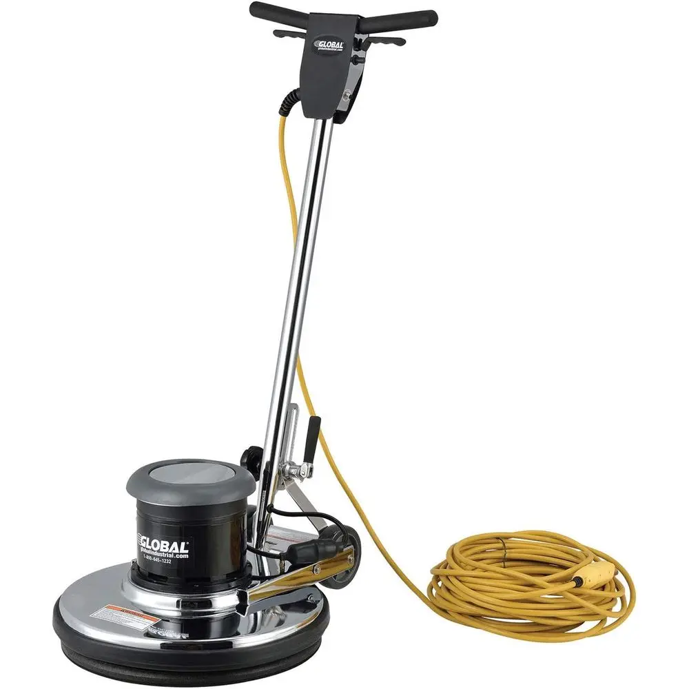 Corded Dual Speed Floor Machine, 20" Cleaning Width, Durable Stainless Steel Construction, Heavy-Duty 1.5 HP Motor, 50'L Safety
Corded Dual Speed Floor Machine, 20" Cleaning Width, Durable Stainless Steel Construction, Heavy-Duty 1.5 HP Motor, 50'L Safety