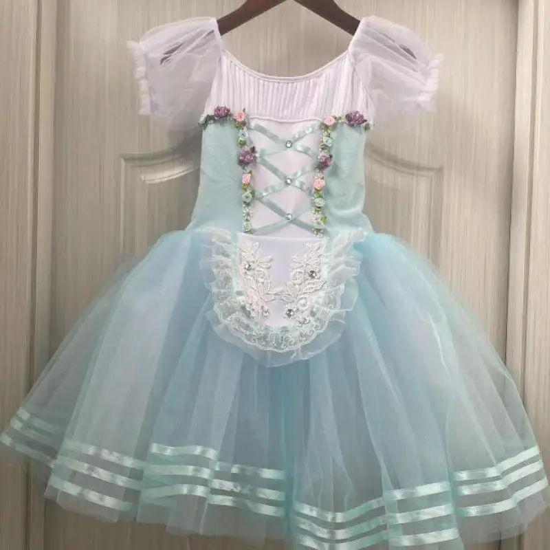 Professional Long Tutu Dress Children Giselle Ballet Dress Sky Blue Girls Women Adults Performance Dance Ballerina Costumes
Professional Long Tutu Dress Children Giselle Ballet Dress Sky Blue Girls Women Adults Performance Dance Ballerina Costumes