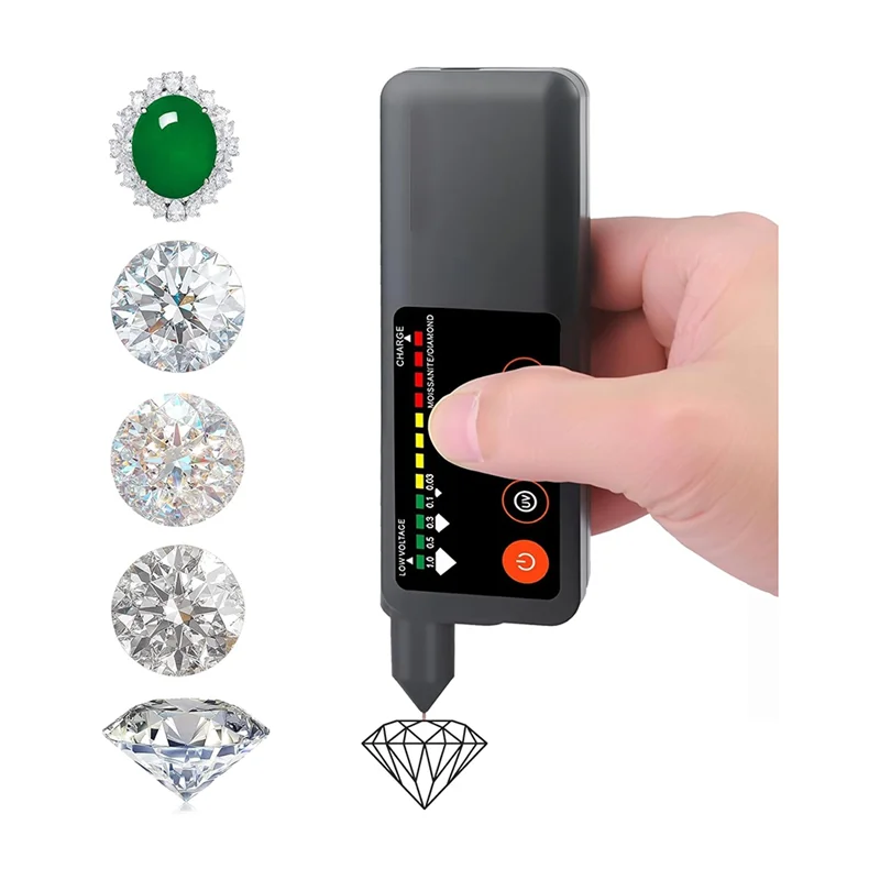 Sturdy Diamond Tester With LCD Screen And UV Light - Jewelry Testing Tool Electronic Choice For Beginners
Sturdy Diamond Tester With LCD Screen And UV Light - Jewelry Testing Tool Electronic Choice For Beginners
