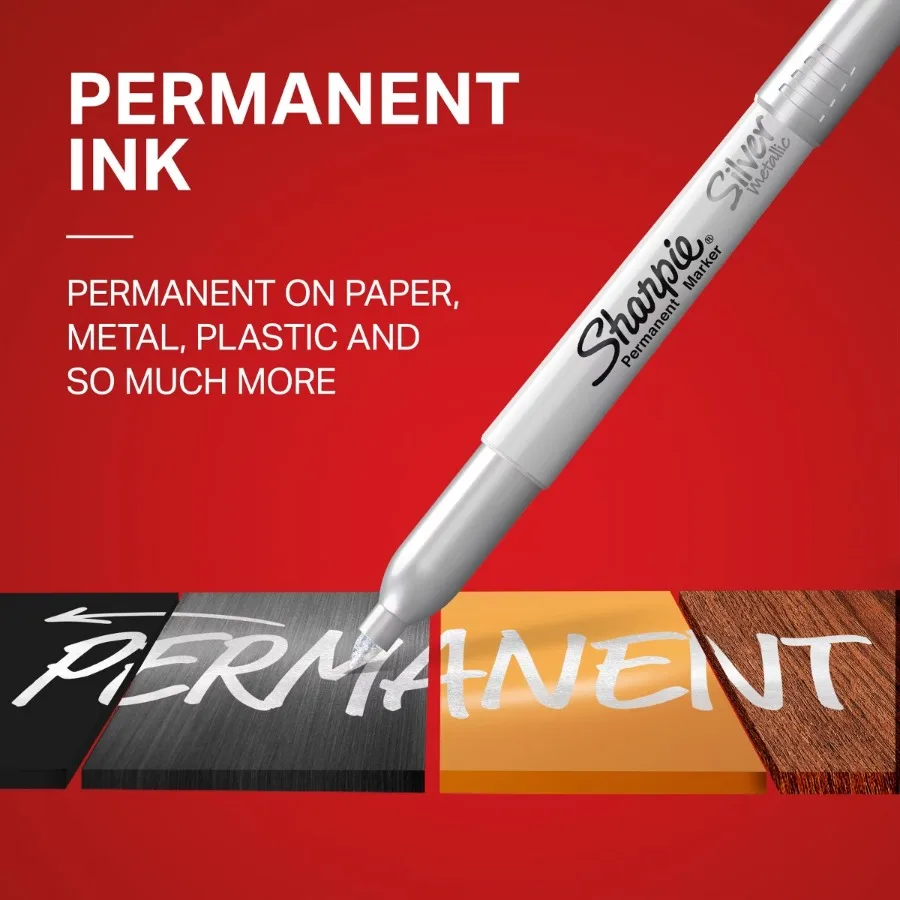 3pk Permanent Markers Fine Tip Metallic Gold/Silver/Bronze: Quick Drying, Durable, Water-Resistant, Art & Stationery
3pk Permanent Markers Fine Tip Metallic Gold/Silver/Bronze: Quick Drying, Durable, Water-Resistant, Art & Stationery