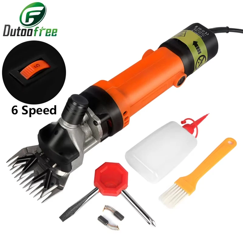 110V/220V 690W Electric Sheep Shearing Clipper 6 Speed Animal Trimmer Cutter Hair Wool Scissor Cutter Goat Clipper Machines Blad
110V/220V 690W Electric Sheep Shearing Clipper 6 Speed Animal Trimmer Cutter Hair Wool Scissor Cutter Goat Clipper Machines Blad