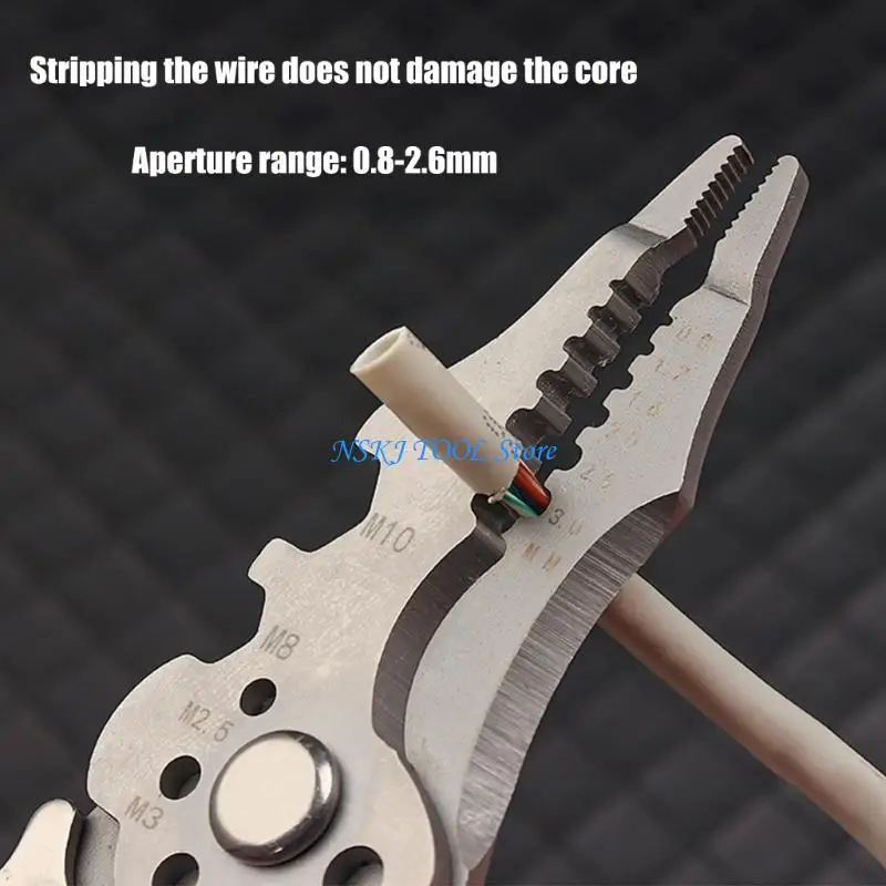 L8RC Crimper Cable Cutter Adjustable Automatic Wire Stripper Multifunctional Stripper
L8RC Crimper Cable Cutter Adjustable Automatic Wire Stripper Multifunctional Stripper