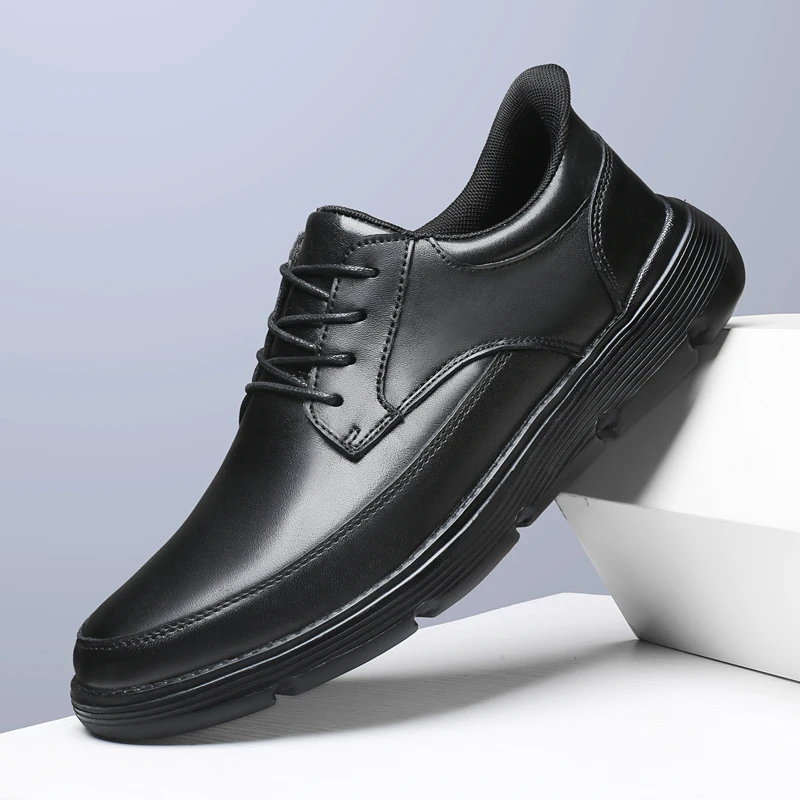 Summer Men Breathable Perforated Business Casual Shoes Non Slip Height Increasing Soft Sole High-quality Commuting Shoes
Summer Men Breathable Perforated Business Casual Shoes Non Slip Height Increasing Soft Sole High-quality Commuting Shoes