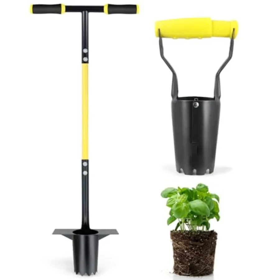 2PCS Bulb Planter Tools Set, Long Handle Garden Transplanter and Small Bulb Planting Tool with Deep Marker, Ideal for Planting
2PCS Bulb Planter Tools Set, Long Handle Garden Transplanter and Small Bulb Planting Tool with Deep Marker, Ideal for Planting