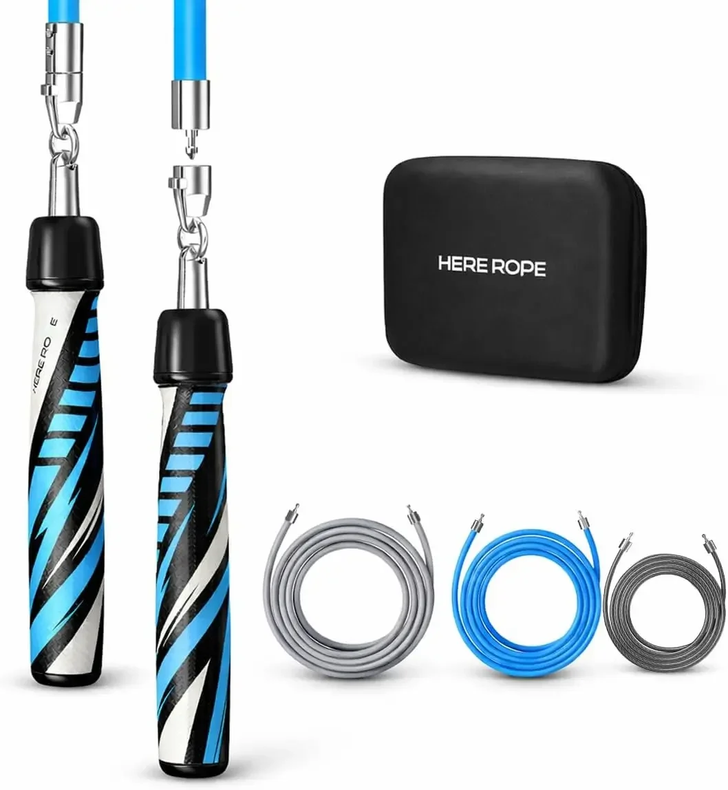 Weighted Jump Rope Set 3-in-1 Interchangeable Heavy Rope for Men Women
Weighted Jump Rope Set 3-in-1 Interchangeable Heavy Rope for Men Women