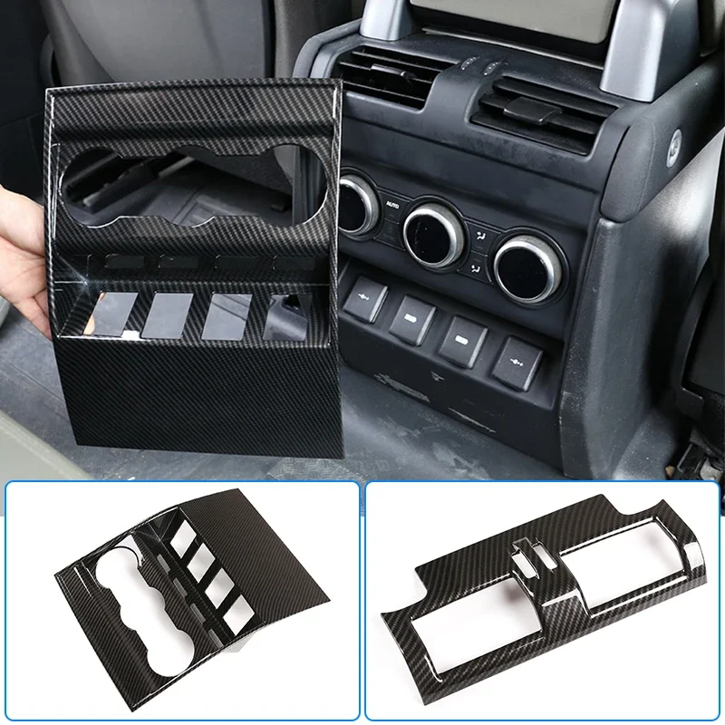 ABS Carbon Fiber Car Armrest Box Rear Air Outlet Anti-kick Trim Cover Accessories For Land Rover Defender 90 110 130 2020-2024
ABS Carbon Fiber Car Armrest Box Rear Air Outlet Anti-kick Trim Cover Accessories For Land Rover Defender 90 110 130 2020-2024