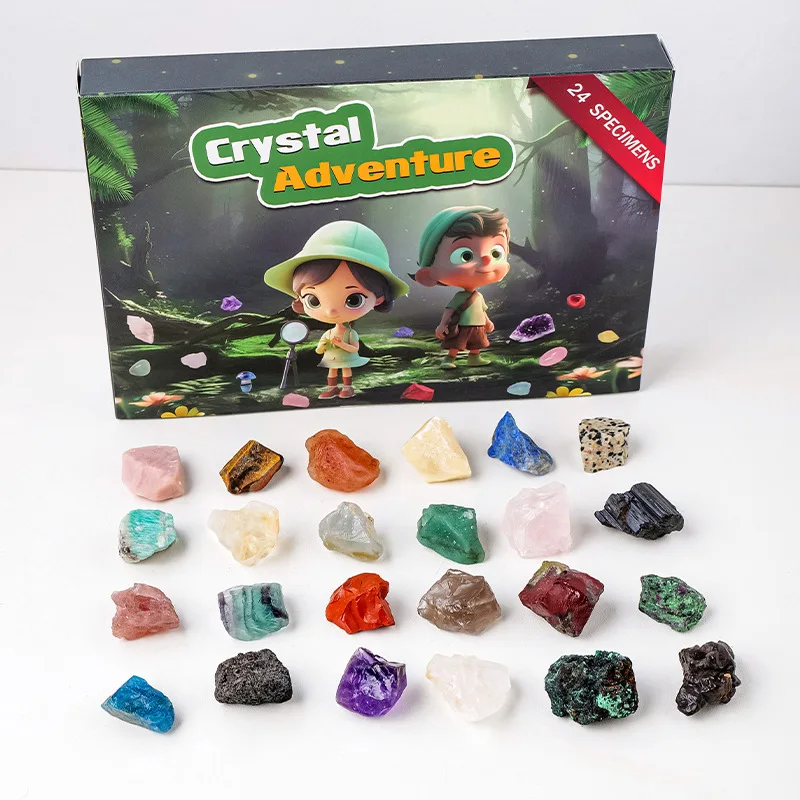 Crystal Advent Calendar Nature Stone Adventure Rock Collection Xmas Countdown Calendar Natural Crystal Gemstones Gifts for Kids
Crystal Advent Calendar Nature Stone Adventure Rock Collection Xmas Countdown Calendar Natural Crystal Gemstones Gifts for Kids