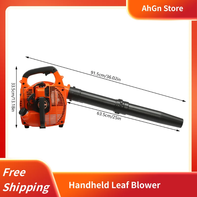 25.4CC 2 Stroke Heavy Duty Gas Handheld Leaf Blower 2-Cycle Handheld Gas Blower Orange
25.4CC 2 Stroke Heavy Duty Gas Handheld Leaf Blower 2-Cycle Handheld Gas Blower Orange