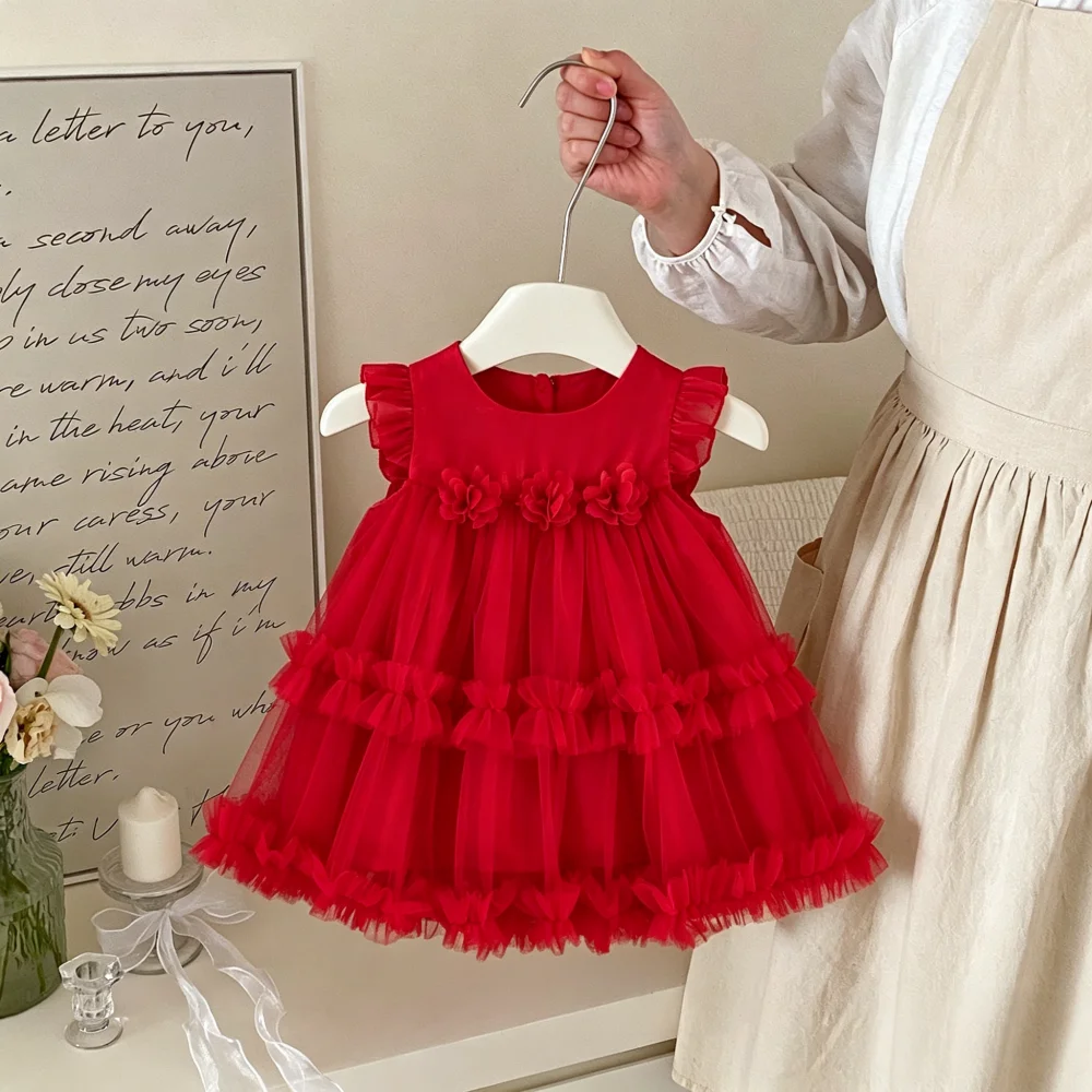 Girls' Dress Summer Flower Mesh, Cute Baby Girl Dress Cute Birthday Party Baby Dress Baby Girl Clothing
Girls' Dress Summer Flower Mesh, Cute Baby Girl Dress Cute Birthday Party Baby Dress Baby Girl Clothing