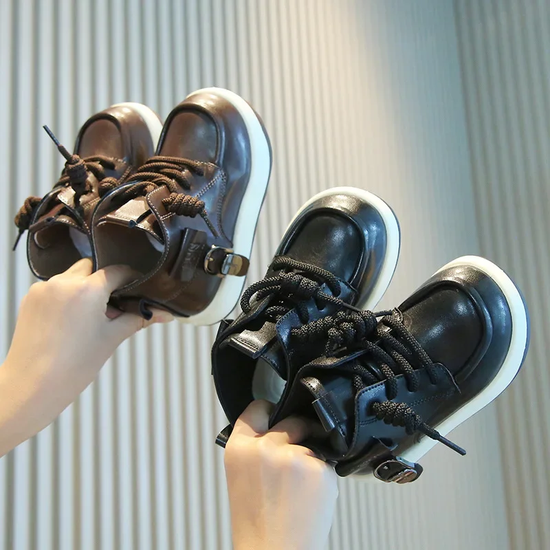 British-style Kids Shoes Boys and Girls Boots Autumn Winter Fashionable Retro Shoes Children's Short Boots Comfortable Toddler
British-style Kids Shoes Boys and Girls Boots Autumn Winter Fashionable Retro Shoes Children's Short Boots Comfortable Toddler