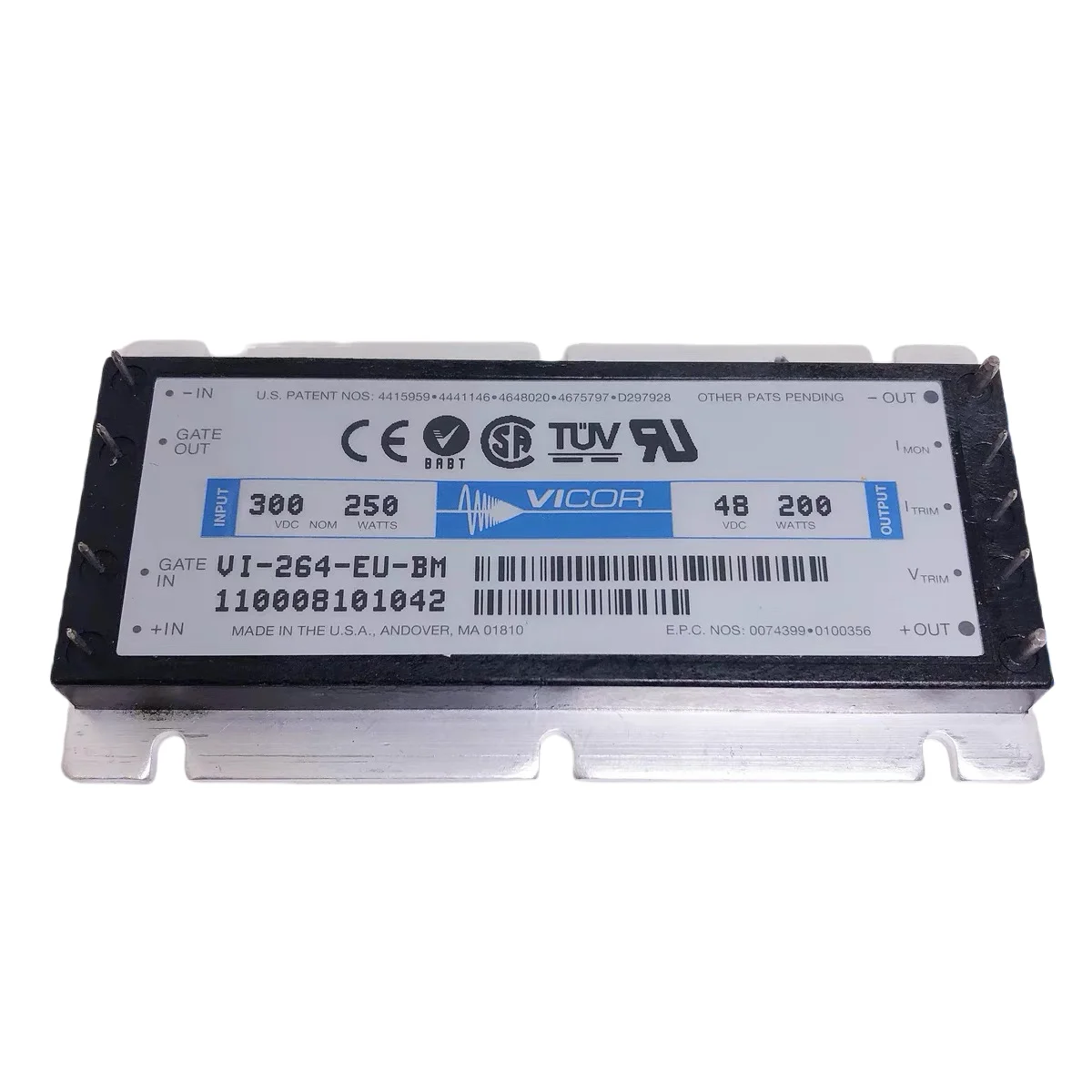 1PCS/LOTS 100% brand new and original Power Supply Module for VICOR VI-264-EU-BM 300V to 48V 200W Electronic Components
1PCS/LOTS 100% brand new and original Power Supply Module for VICOR VI-264-EU-BM 300V to 48V 200W Electronic Components