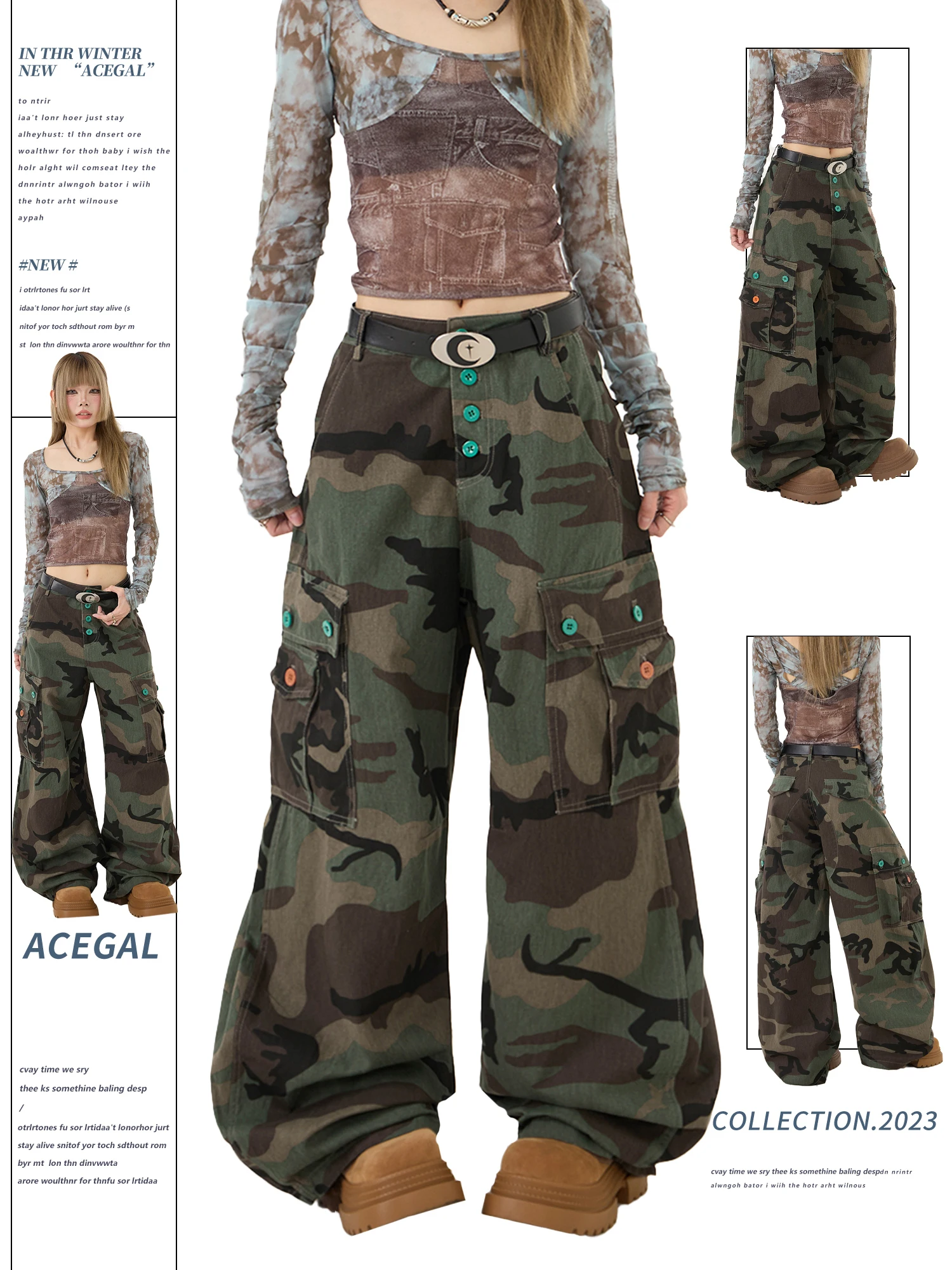 Американские камуфляжные рабочие брюки унисекс с широкими штанинами, дизайном «нож», большими карманами и пуговицами, повседневные, модные, молодежные, энергичные
Американские камуфляжные рабочие брюки унисекс с широкими штанинами, дизайном «нож», большими карманами и пуговицами, повседневные, модные, молодежные, энергичные