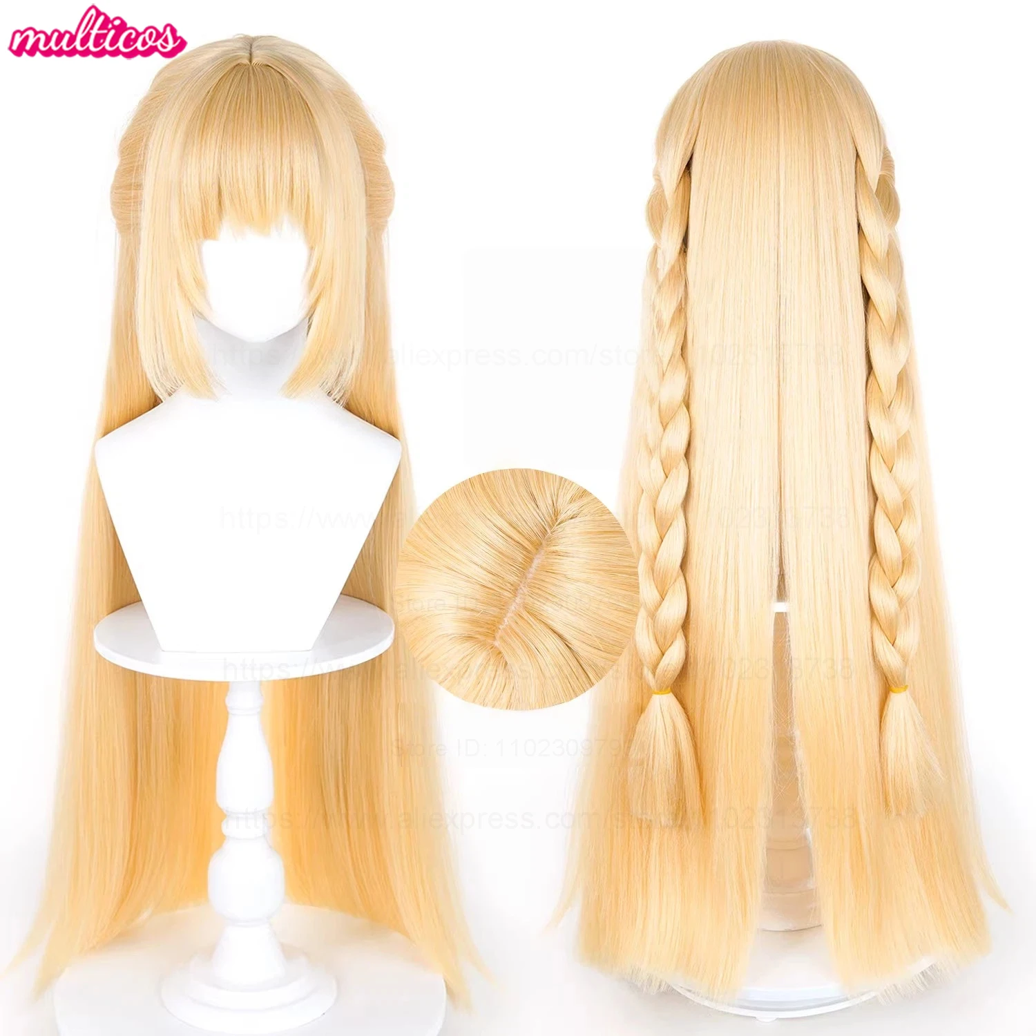 High Quality Norma Cosplay Wig Game ZZZ 88cm Long Golden Braided Heat Resistant Synthetic Hair Anime Wigs + Wig Cap
High Quality Norma Cosplay Wig Game ZZZ 88cm Long Golden Braided Heat Resistant Synthetic Hair Anime Wigs + Wig Cap