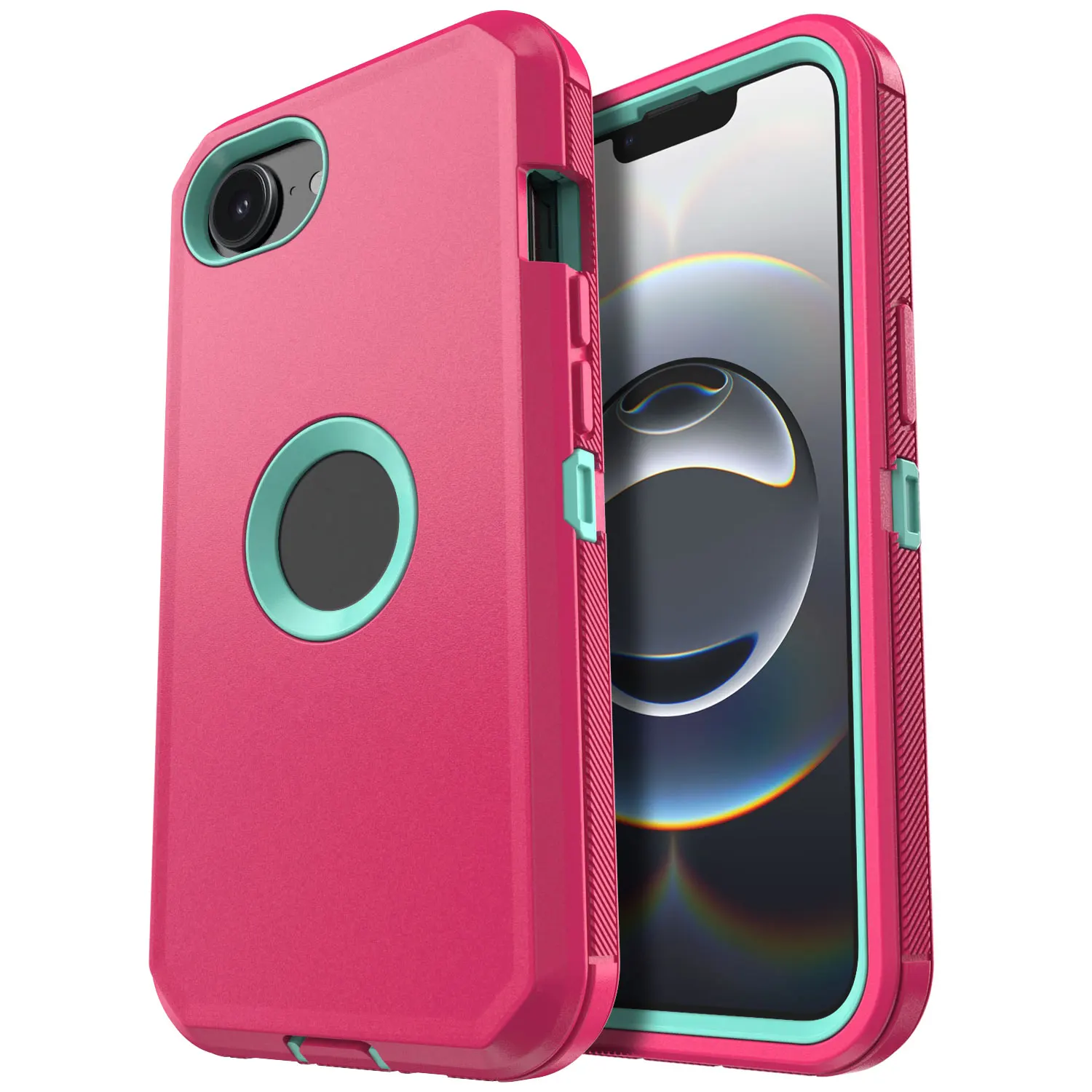 Розовый чехол для iPhone 16e, сверхпрочный противоударный жесткий защитный прочный гибридный 3-в-1 слой чехол для телефона
Розовый чехол для iPhone 16e, сверхпрочный противоударный жесткий защитный прочный гибридный 3-в-1 слой чехол для телефона