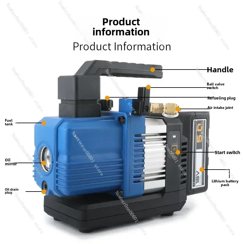 Vacuum Pump VRP-2DLi/2SLi Brushless DC Charging R32 Air Conditioner Wireless Air Pump
Vacuum Pump VRP-2DLi/2SLi Brushless DC Charging R32 Air Conditioner Wireless Air Pump