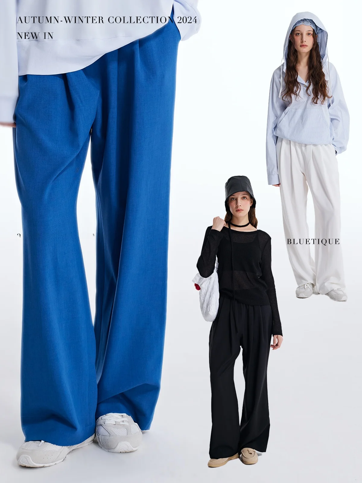 Брюки Bluetique для ленивых: широкие, с эластичным поясом, плиссированные, в корейском стиле, с высокой талией, длинные, из полиэстера
Брюки Bluetique для ленивых: широкие, с эластичным поясом, плиссированные, в корейском стиле, с высокой талией, длинные, из полиэстера