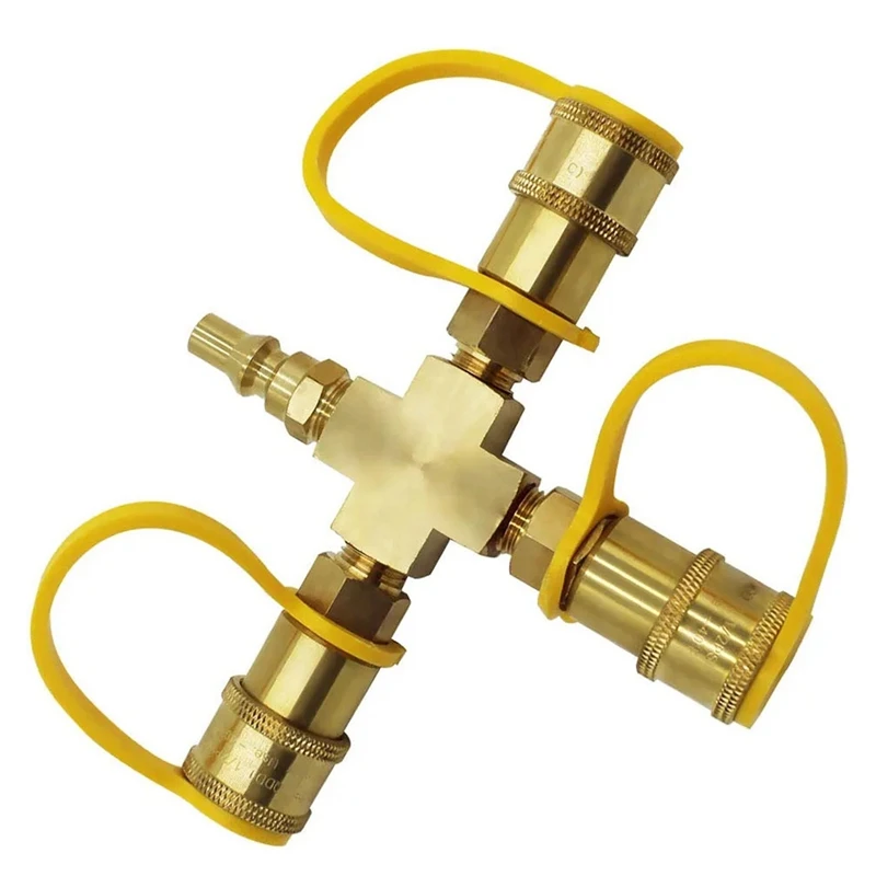 250 Type 3 Way Splitter 1/4Inch Plug Propane Quick Adapter Replacement Spare Parts For RV's Grill
250 Type 3 Way Splitter 1/4Inch Plug Propane Quick Adapter Replacement Spare Parts For RV's Grill
