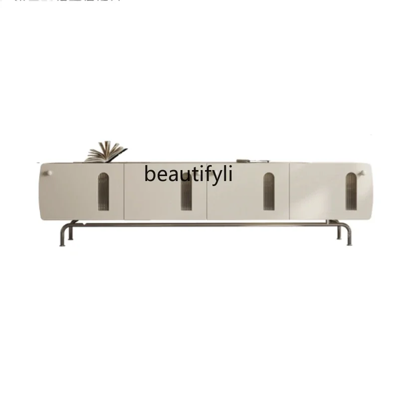 Cream Style Coffee Table TV Cabinet Combination Living Room Home Light Luxury Modern Designer Storage Solid Wood furniture
Cream Style Coffee Table TV Cabinet Combination Living Room Home Light Luxury Modern Designer Storage Solid Wood furniture