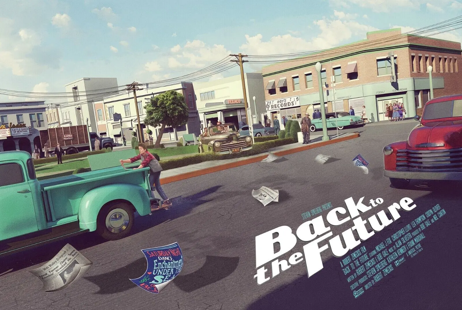 Back To The Future Town Square Chase Movie Print Art Canvas Poster for Living Room Decoration Home Wall Decor Picture
Back To The Future Town Square Chase Movie Print Art Canvas Poster for Living Room Decoration Home Wall Decor Picture