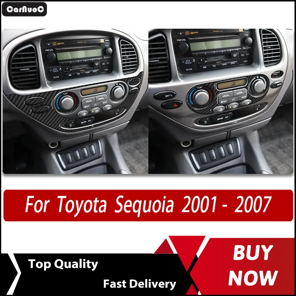 Carbon Fiber Car Interior Upgrade Kit - Automotive center stack Trim Decals For Toyota Sequoia XK30 XK40 2001- 2007
Carbon Fiber Car Interior Upgrade Kit - Automotive center stack Trim Decals For Toyota Sequoia XK30 XK40 2001- 2007