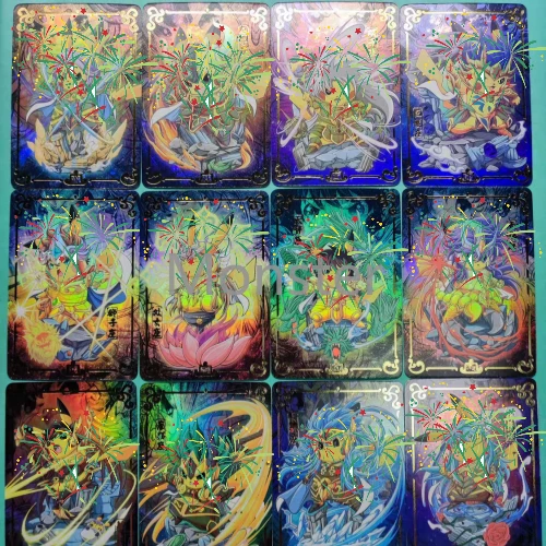 12Pcs/set PTCG Pokemon Anime Character DIY Card Cosplay Custom Play Pikachu Warrior Gold Stamp Color Flash Anime Collection Card
12Pcs/set PTCG Pokemon Anime Character DIY Card Cosplay Custom Play Pikachu Warrior Gold Stamp Color Flash Anime Collection Card