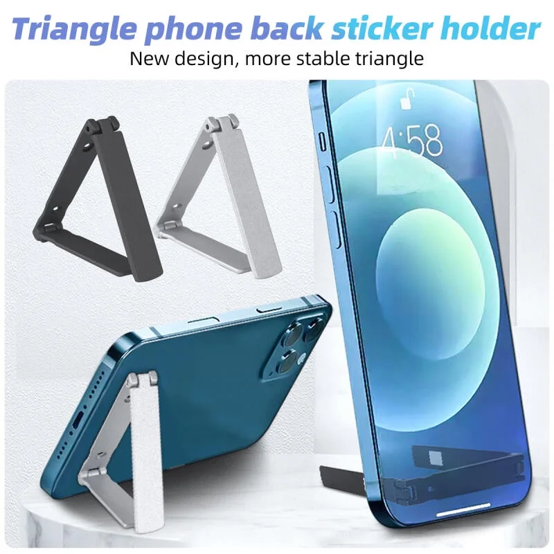 Universal Ultra-thin Foldable Phone Holder Mini Cell Phone Back Kickstand Multi-Angle Metal Desktop Stand Bracket
Universal Ultra-thin Foldable Phone Holder Mini Cell Phone Back Kickstand Multi-Angle Metal Desktop Stand Bracket