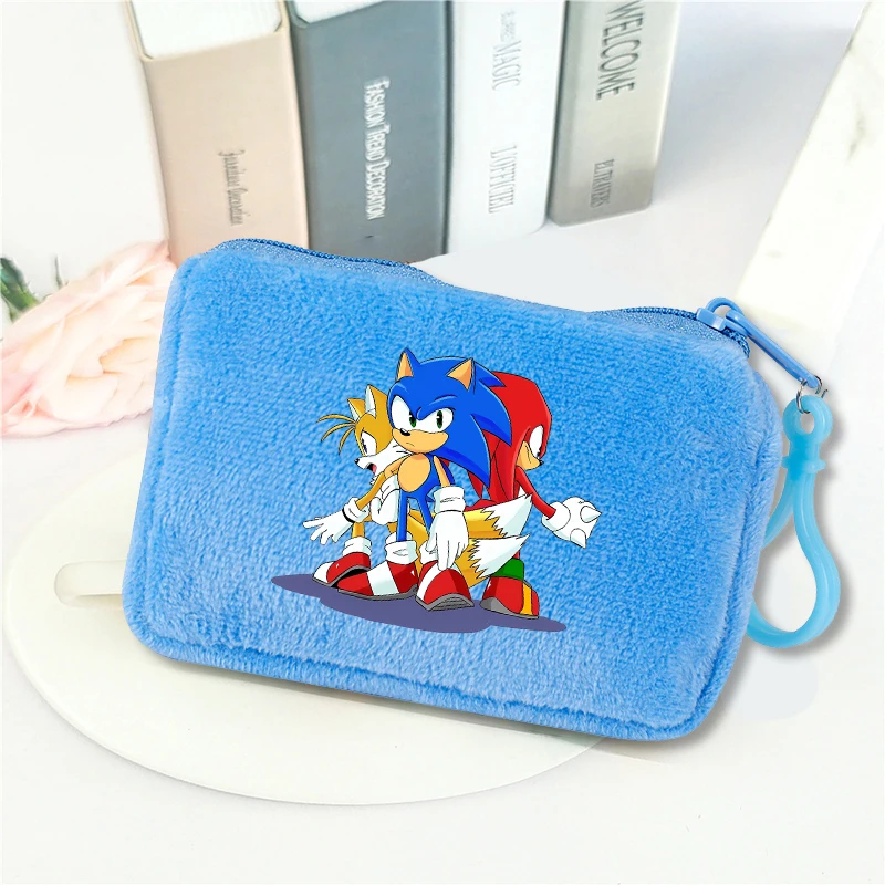 Cute Soniced Lint Coin Purse Practical Portable Cartoon Blue Printed Wallets Zipper Short Bags Lightweight Handbsags Ornaments
Cute Soniced Lint Coin Purse Practical Portable Cartoon Blue Printed Wallets Zipper Short Bags Lightweight Handbsags Ornaments