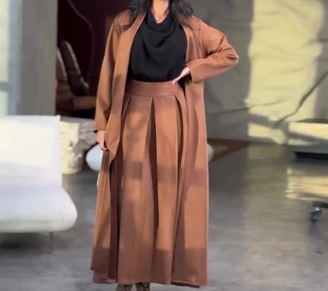 Women Autumn Two Piece Sets Outfit French Elegant Coat+Skirt Two-Piece Set Women's Windbreaker Set
Women Autumn Two Piece Sets Outfit French Elegant Coat+Skirt Two-Piece Set Women's Windbreaker Set
