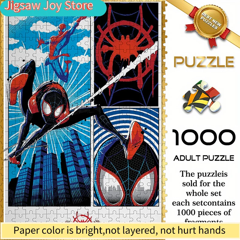 Бесшовные пазлы на тему Marvel Z11.1-112: коллаж различных персонажей в комиксовой панели по мотивам Мультивселенной Человека-паука
Бесшовные пазлы на тему Marvel Z11.1-112: коллаж различных персонажей в комиксовой панели по мотивам Мультивселенной Человека-паука