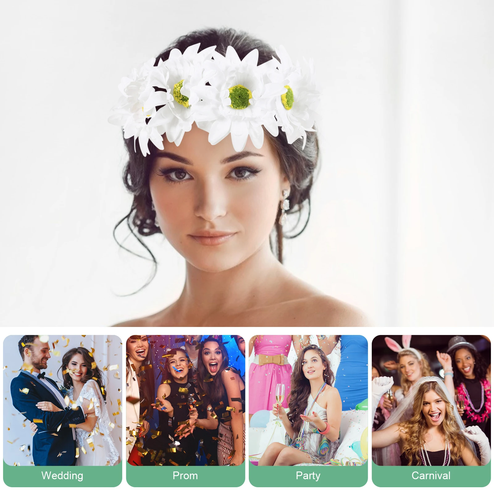 1Pc Bohemian Sunflower Headb Lightweight Women Hair B Beach Party Wedding Accessories Flower Hair Piece
1Pc Bohemian Sunflower Headb Lightweight Women Hair B Beach Party Wedding Accessories Flower Hair Piece