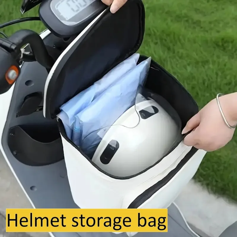 Commute/Travel/Outdoor Bike Gear - Black Large Capacity Helmet Bag + White Storage Pouch
Commute/Travel/Outdoor Bike Gear - Black Large Capacity Helmet Bag + White Storage Pouch