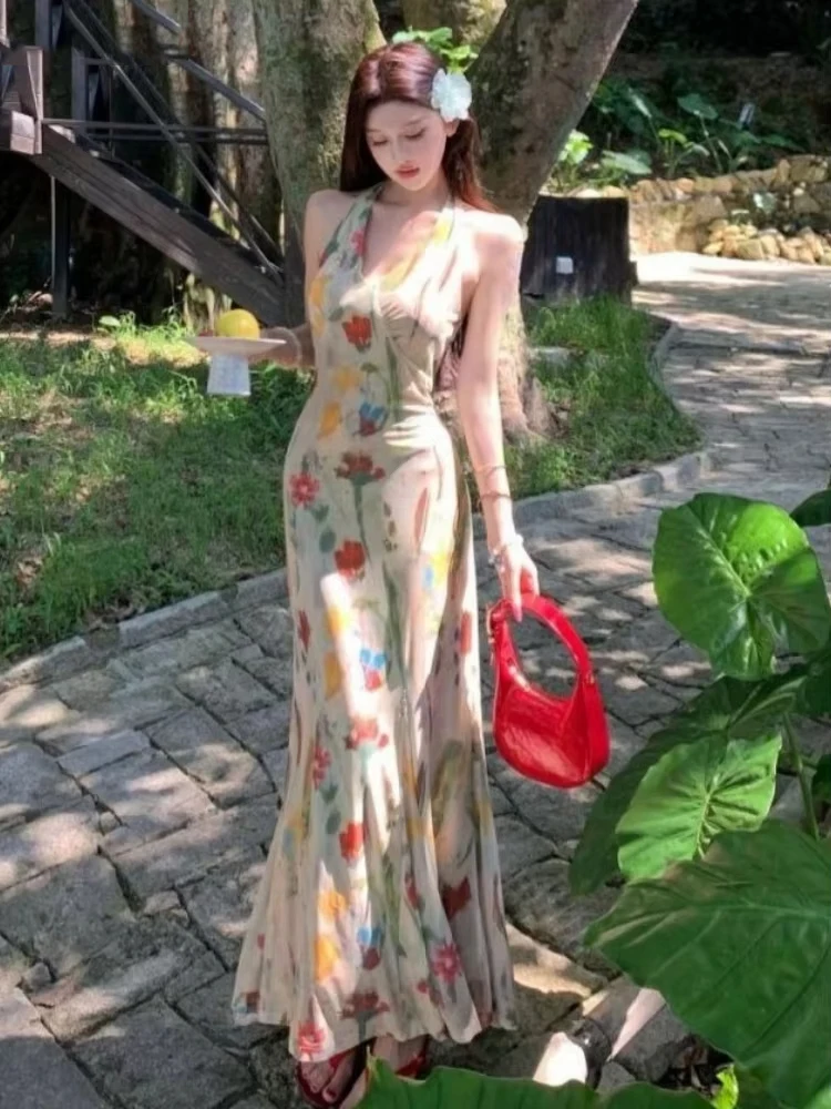 2025 винтажное платье с бретелькой на бретельках с принтом, женская одежда, облегающее платье без рукавов, темпераментное платье, модное милое платье макси с высокой талией
2025 винтажное платье с бретелькой на бретельках с принтом, женская одежда, облегающее платье без рукавов, темпераментное платье, модное милое платье макси с высокой талией