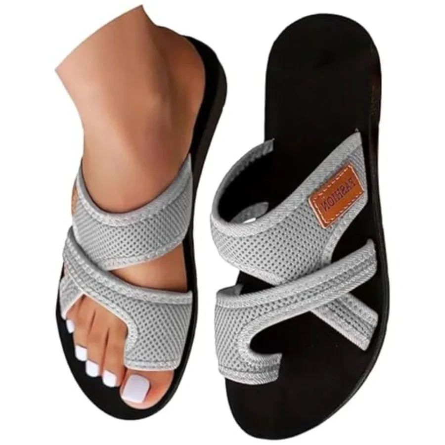 Orthopedic Sandals for Women 2026 Summer Beach Slip On Flip Flops Comfortable Dressy Breathable Hollow Mesh Flats Casual Toe Ri
Orthopedic Sandals for Women 2026 Summer Beach Slip On Flip Flops Comfortable Dressy Breathable Hollow Mesh Flats Casual Toe Ri