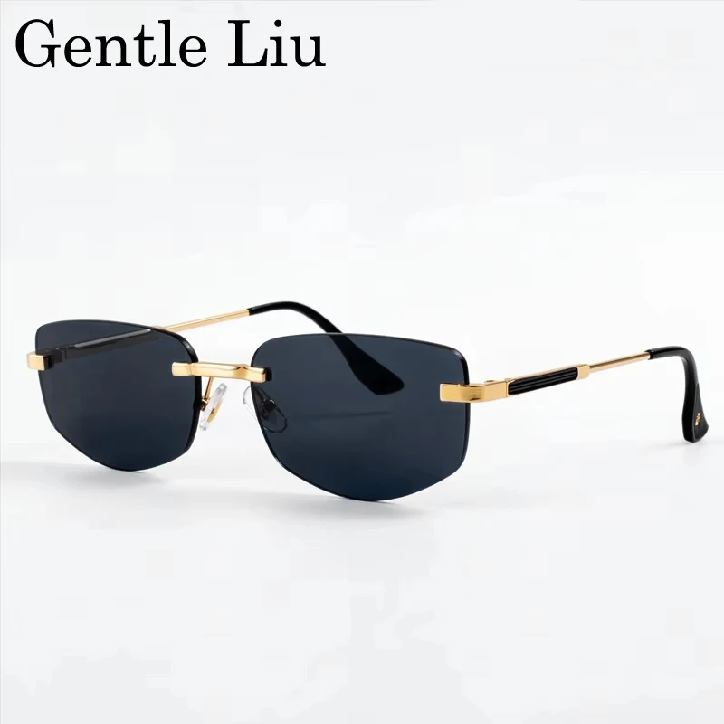 2026 Square Rimless Punk Sunglasses Men Luxury Vintage Polygon Gold Metal Frameless Sun Glasses Fashion Hip Hop Eyewear Shades
2026 Square Rimless Punk Sunglasses Men Luxury Vintage Polygon Gold Metal Frameless Sun Glasses Fashion Hip Hop Eyewear Shades
