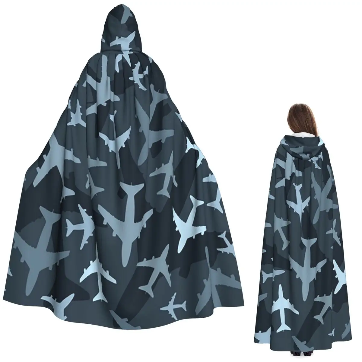 Random Airplanes Pattern Aviation Fighter Pilot Long Hooded Cloak Witch Medieval Costume Cosplay Cape HalloweenVampire
Random Airplanes Pattern Aviation Fighter Pilot Long Hooded Cloak Witch Medieval Costume Cosplay Cape HalloweenVampire