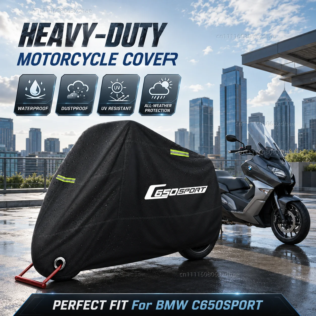 All-Weather Motorcycle Cover Outdoor Protection Waterproof 190T Oxford Cloth For For BMW C650 SPORT C650GT C 650 GT 2012-2020
All-Weather Motorcycle Cover Outdoor Protection Waterproof 190T Oxford Cloth For For BMW C650 SPORT C650GT C 650 GT 2012-2020
