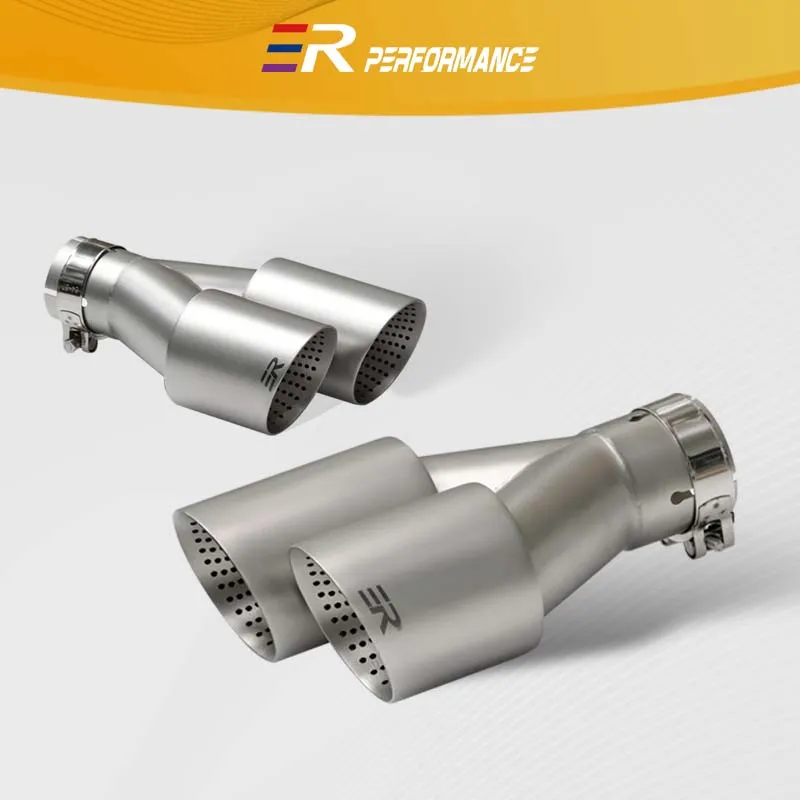 ER Exhaust Tips Dual Car Exhaust Pipe Stainless Steel Muffler Universal Exhaust nozzles for muffler
ER Exhaust Tips Dual Car Exhaust Pipe Stainless Steel Muffler Universal Exhaust nozzles for muffler