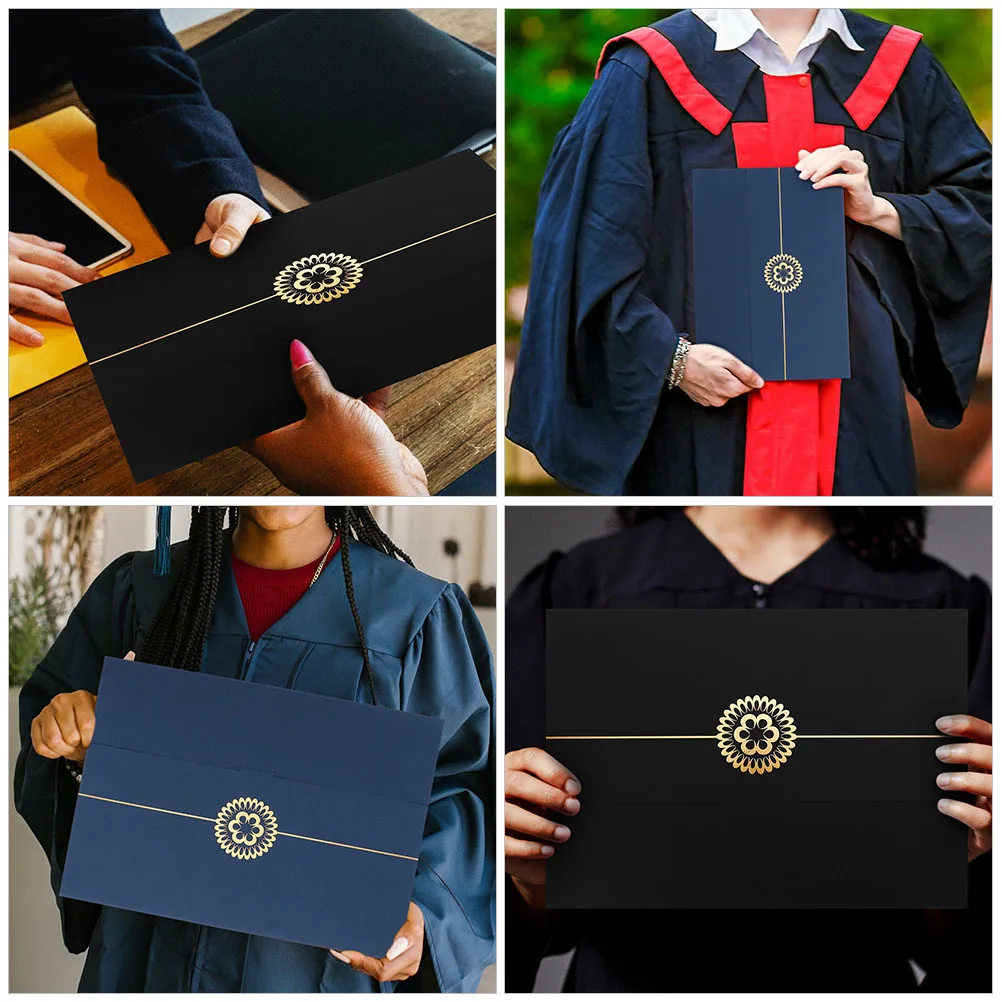 3 Pcs Document Holder Navy Certificate Covers Paper Diploma Office Organisation College Staff
3 Pcs Document Holder Navy Certificate Covers Paper Diploma Office Organisation College Staff