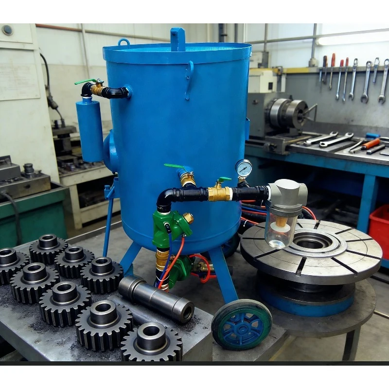 High Pressure Portable Sandblasting Pot Industrial Rust Removal Sand Blasting Equipment Durable
High Pressure Portable Sandblasting Pot Industrial Rust Removal Sand Blasting Equipment Durable