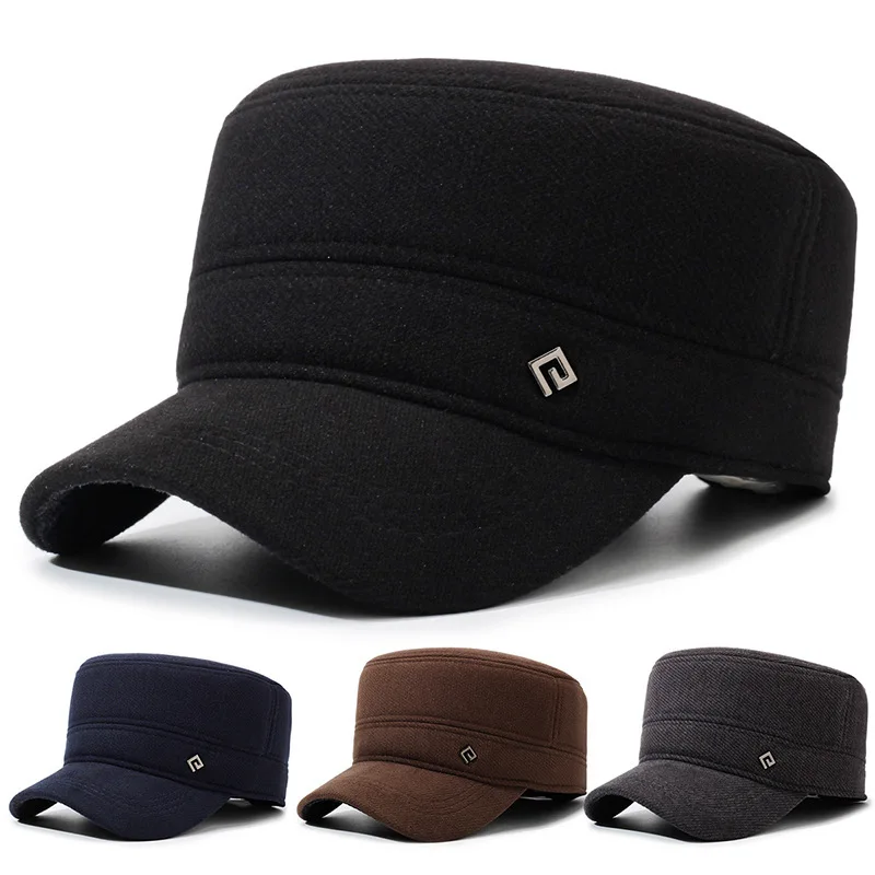 Autumn Warm Dad Caps Men Outdoor Hat Winter Ear Protection Flat Top Outdoor Fleece Lined Thickened Cotton Hat
Autumn Warm Dad Caps Men Outdoor Hat Winter Ear Protection Flat Top Outdoor Fleece Lined Thickened Cotton Hat