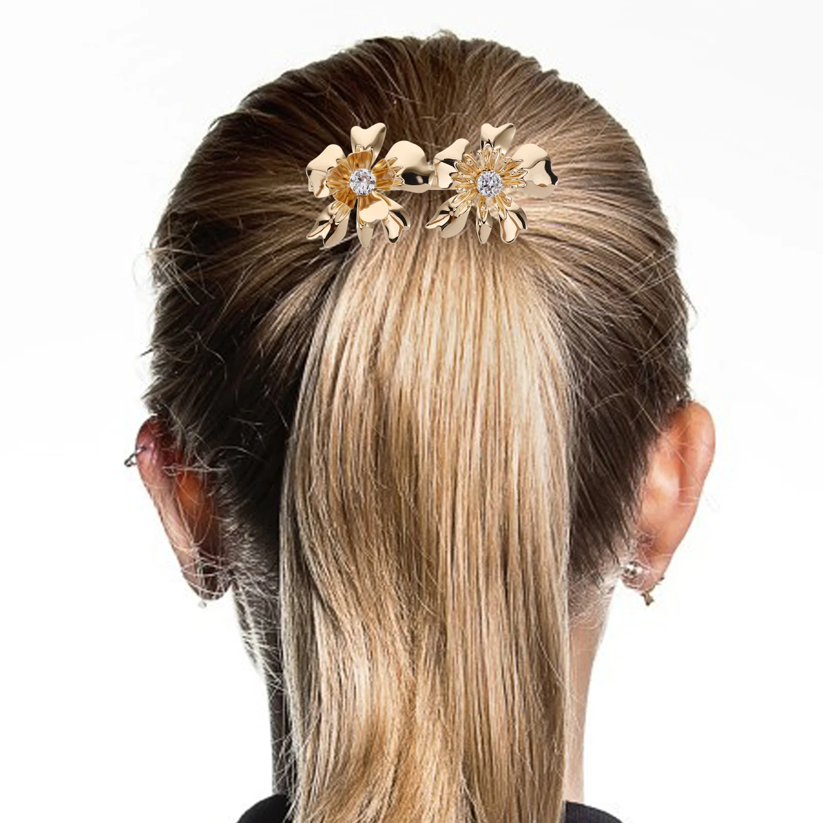 2pcs Hollow Out Flower Hair Clips Vintage Metal Decorative Hairpin Trendy Delicate Earrings Style For
2pcs Hollow Out Flower Hair Clips Vintage Metal Decorative Hairpin Trendy Delicate Earrings Style For