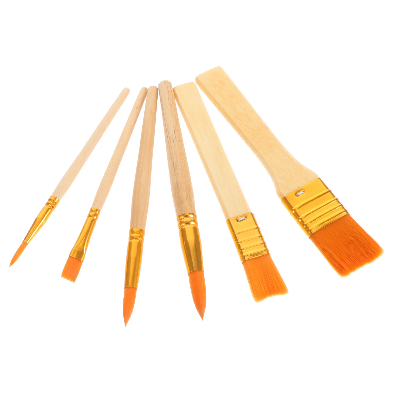 6 Pcs Oil Brush Set Water Paint Acrylic Painting Kit Small Brushes Wooden Paintbrush
6 Pcs Oil Brush Set Water Paint Acrylic Painting Kit Small Brushes Wooden Paintbrush