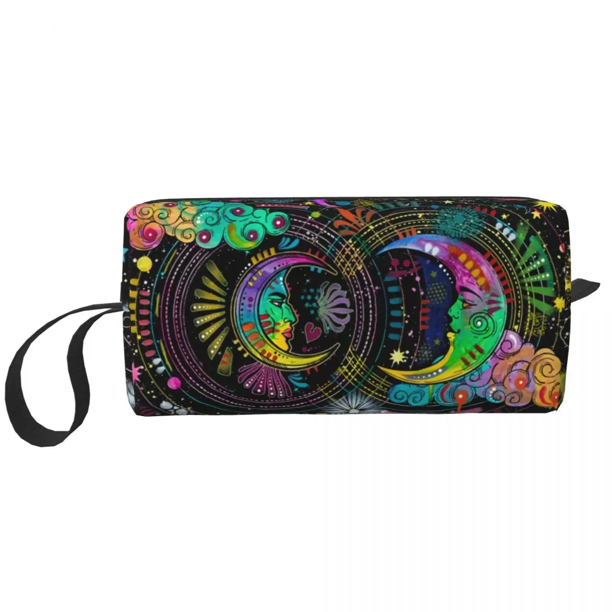 Custom Fashion Black Psychedelic Moons Travel Toiletry Bag for Women Cosmetic Makeup Organizer Beauty Storage Dopp Kit
Custom Fashion Black Psychedelic Moons Travel Toiletry Bag for Women Cosmetic Makeup Organizer Beauty Storage Dopp Kit