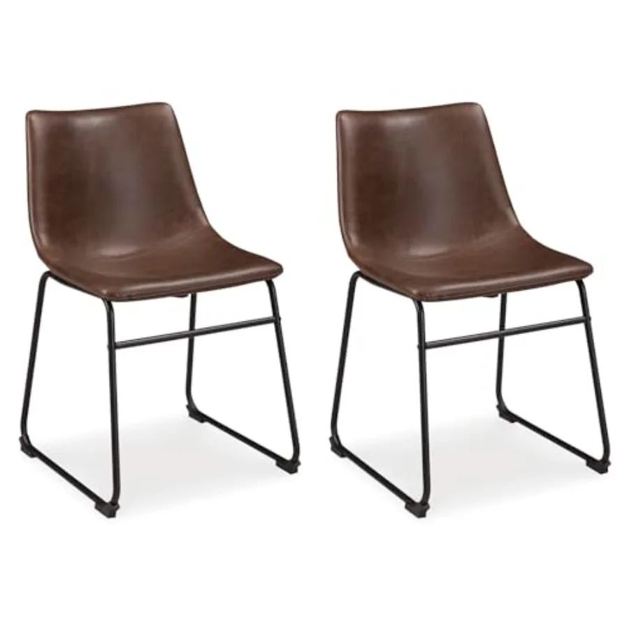 Mid Century Centiar 18.75" Dining Bucket Chair 2 Count Black and Brown
Mid Century Centiar 18.75" Dining Bucket Chair 2 Count Black and Brown