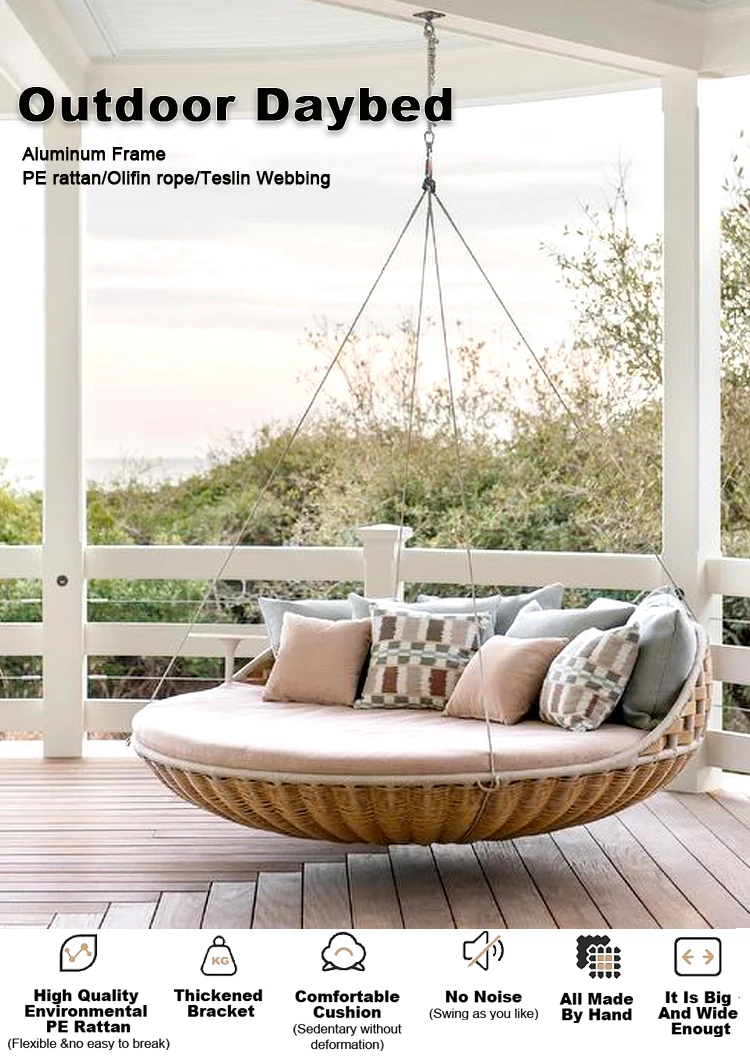 Pool Hanging Chair Bedroom Hammock Swing Bed Garden Terrace Poolside Plastic Strip Outdoor Furniture
Pool Hanging Chair Bedroom Hammock Swing Bed Garden Terrace Poolside Plastic Strip Outdoor Furniture
